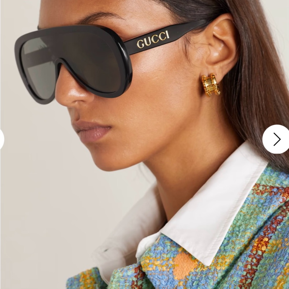 GUCCI Oversized D-frame acetate sunglasses - Picture 2 of 3